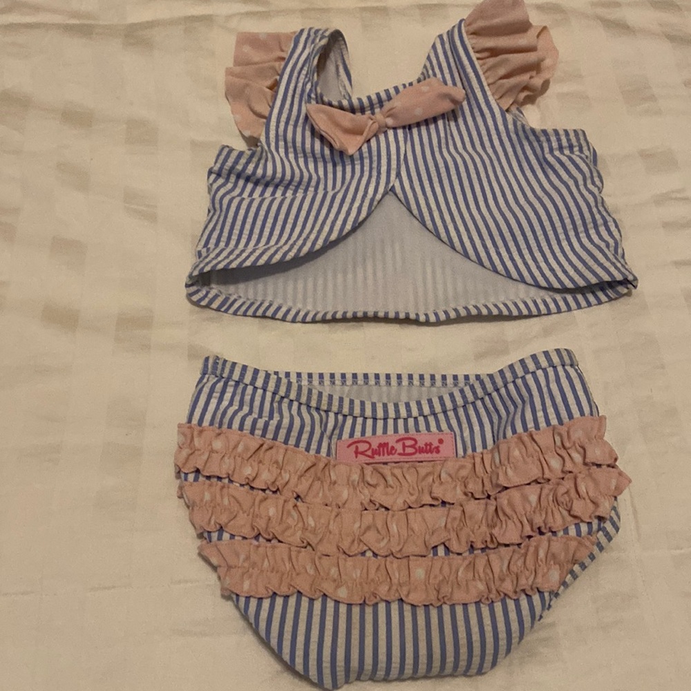 Infant /toddler 2-piece Ruffle Butts bikini.